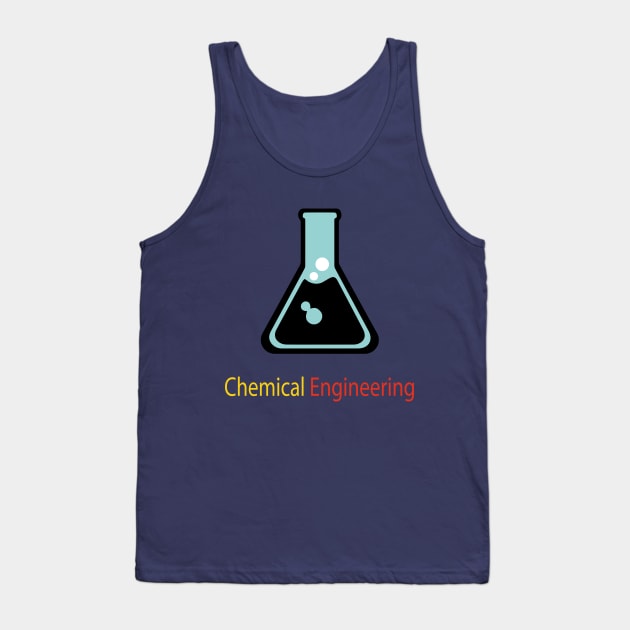 Chemical engineering text, chemistry, engineer Tank Top by PrisDesign99